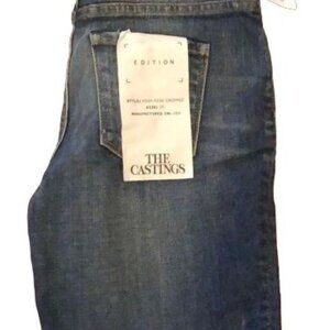 NWT The Castings High Rise Cropped Jeans Women’s Size 25 Medium Wash